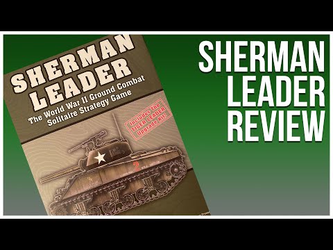 Sherman Leader: Review - Board Wargame - Dan Verssen Games - DVG Games