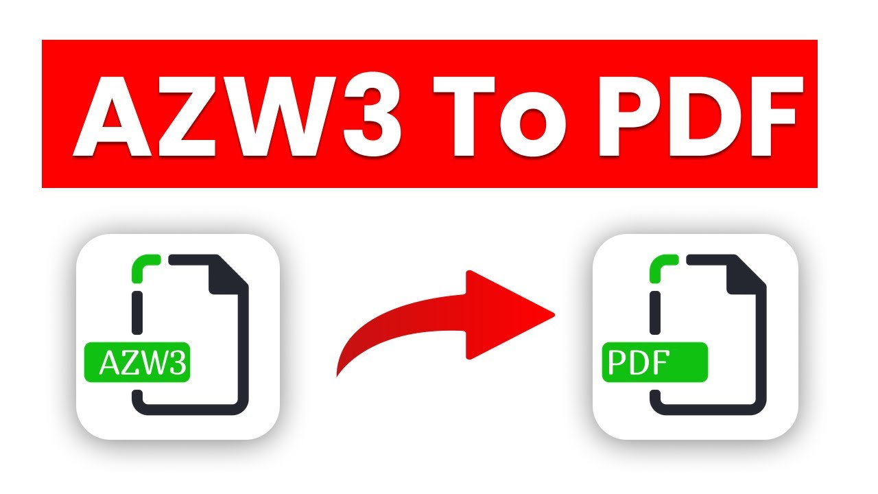 How to Convert AZW3 to PDF — Fast, Free