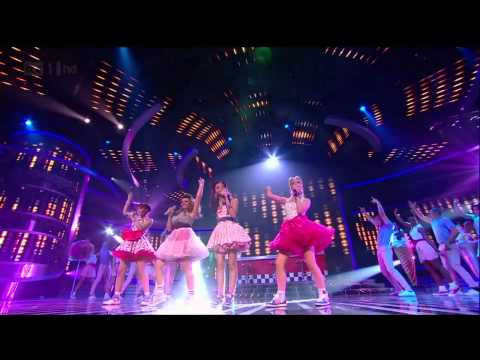Little Mix love a bit of Bieber - The X Factor 2011 Live Show 8 (Full Version)