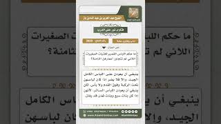 صورة 3959 - حكم الملابس القصيرة للفتيات الصغيرات - نور على الدرب