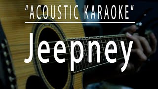 Jeepney - Acoustic karaoke (Sponge Cola)