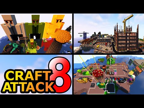 Finale Servertour! Pogwarts & alle Bases! - Minecraft Craft Attack 8 #267
