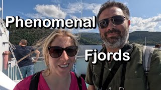 Touring Norway's Iconic Fjords by boat from Bergen's harbor ...with Two In Tow Vlog 59