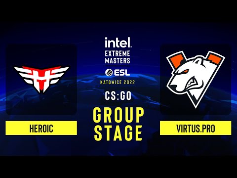 Heroic vs Virtus.pro – Map 1 [Mirage] - IEM Katowice 2022 - Group Stage