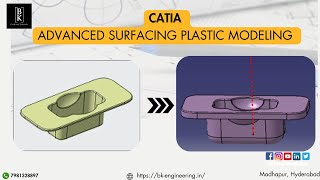CATIA Advanced Surfacing Plastic Modeling Exercise 4 |#catia