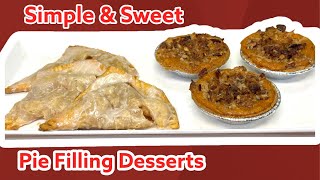 Pie Filling Desserts… Apple & Sweet Potato