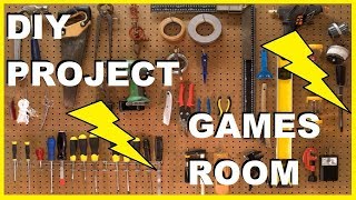 New House, New Garage Project (Games Room)