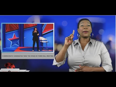 5 democratic candidates take the stage in town hall meeting (ASL - 4.23.19)