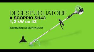 Supherba Decespugliatore Giardinaggio Nero e Verde Motore a Scoppio 1,2 kW 43cc