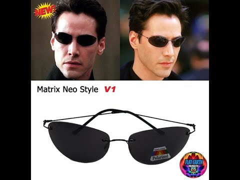 Escape The Matrix Neo Style Sunglasses V1 Men Polarized Follow White Rabbit Morpheus Steampunk Movie