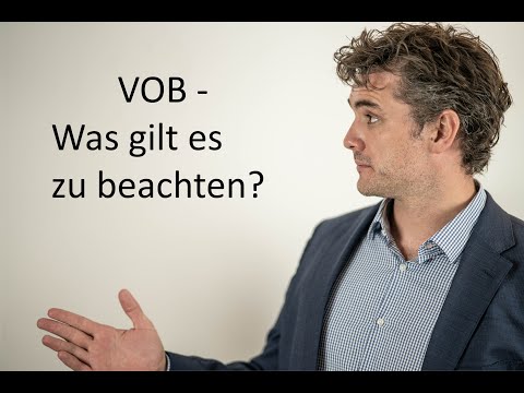 Die VOB/B im Baurecht