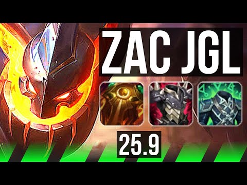 ZAC vs JARVAN IV (JGL) | 3/2/20 | EUW Master | 25.9