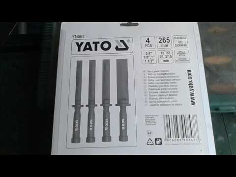 Набор пластиковых шаберов YATO (YT-0847), 265 мм, 4 шт.