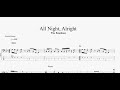 The Emotions - All Night, All Right (bass tab)
