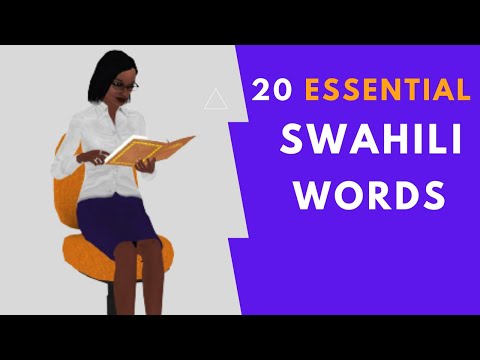 20 Daily Use Essential Swahili Words with Meaning | Improve Swahili Vocabulary