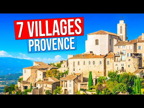 7 BEST VILLAGES of PROVENCE, FRANCE in 4K