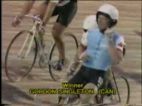 1982 Track World Keirin Final. Singleton v Clark