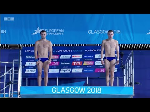 SYNCHRONISED 10m PLATFORM MEN - FINAL - European Championships - Glasgow - 9 Aug_Full-HD