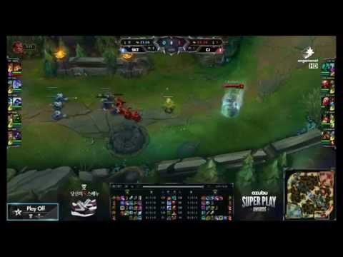 LCK Spring Playoffs SKTT1 VS CJ ENTUS   SET2