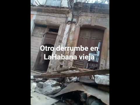 otro derrumbe en LaHabana vieja