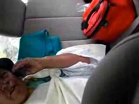 Quechua speaker on the phone