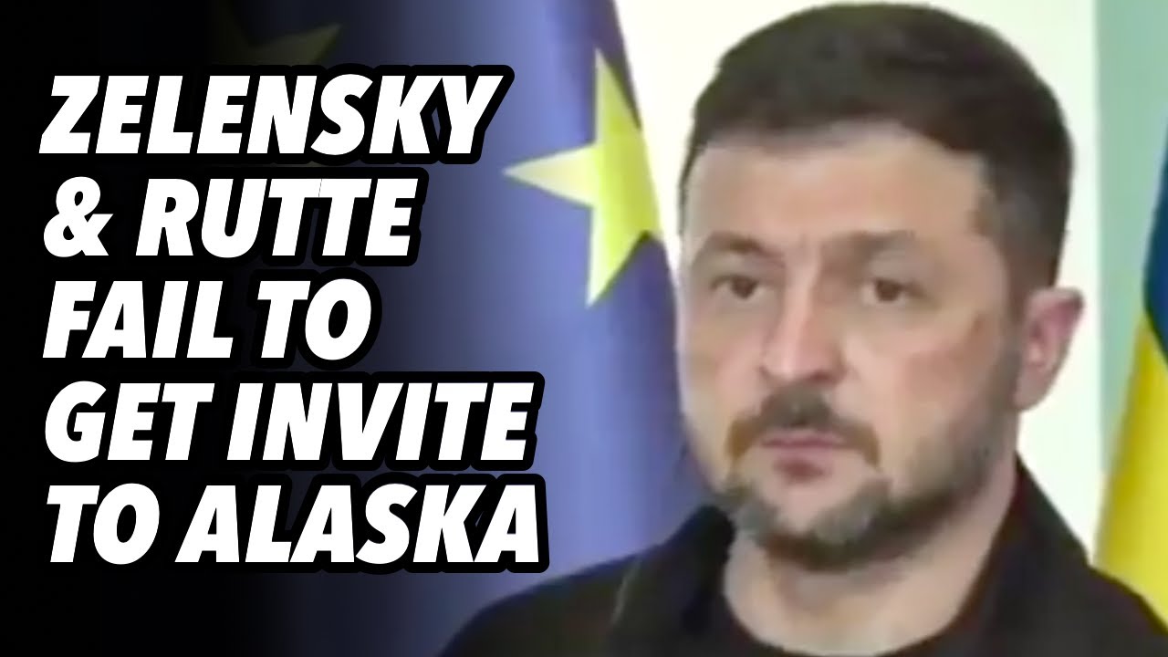 Zelensky & Rutte FAIL to get invite to ALASKA