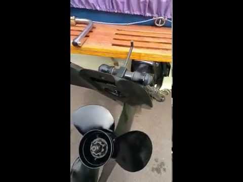 StingRay Stinger Hydrofoil, installation on I/O, non drill method.