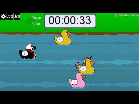 1 minute duck race