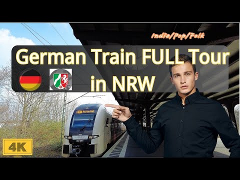 🇩🇪German Train Full Tour in NRW-Riding Germany by Train🚉
