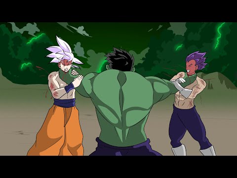 Goku and vegeta vs Hulk ..!!! ( TOURNAMENT OF POWER 2) ..!! 