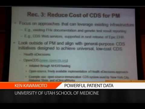 Clinical Decision Support (CDS) for Personalized Medicine
