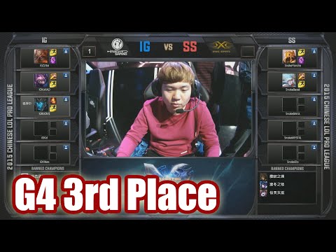 Team Snake vs Invictus Gaming | Game 4 3rd place LPL Spring 2015 Playoffs | SS vs IG G4