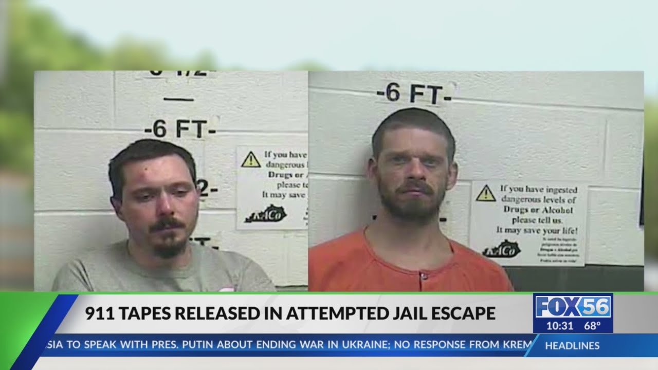 LISTEN: 911 tapes show chaos of Whitley County jailbreak attempt