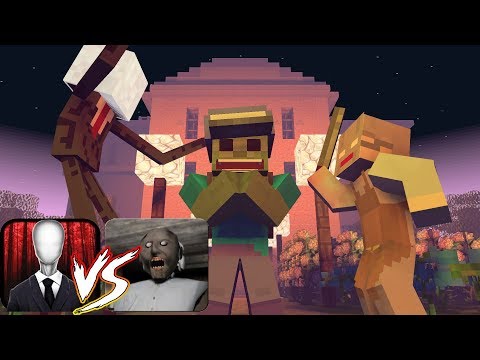 GRANNY VS SLENDERMAN - MINECRAFT ANIMATION