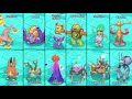 Mech Islet But Each Monster Is Zoomed In My Singing Monsters