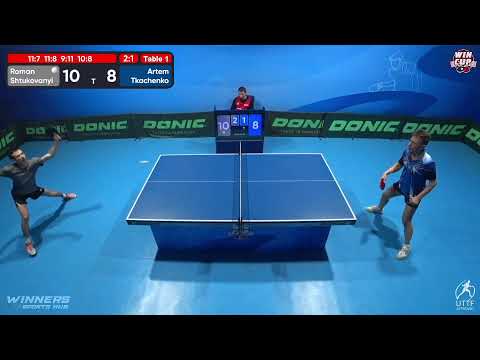 19:30 Roman Shtukovanyi 3-1 Artem Tkachenko West 5 WIN CUP 16.12.2022 | TABLE TENNIS WINCUP