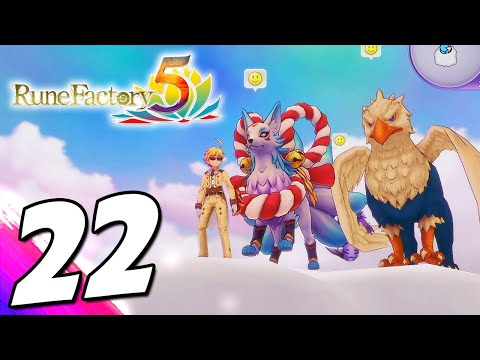 #22 RUNE FACTORY 5 (HARD) Crafting & Planting, Cloudheim, Uroboros Boss Fight
