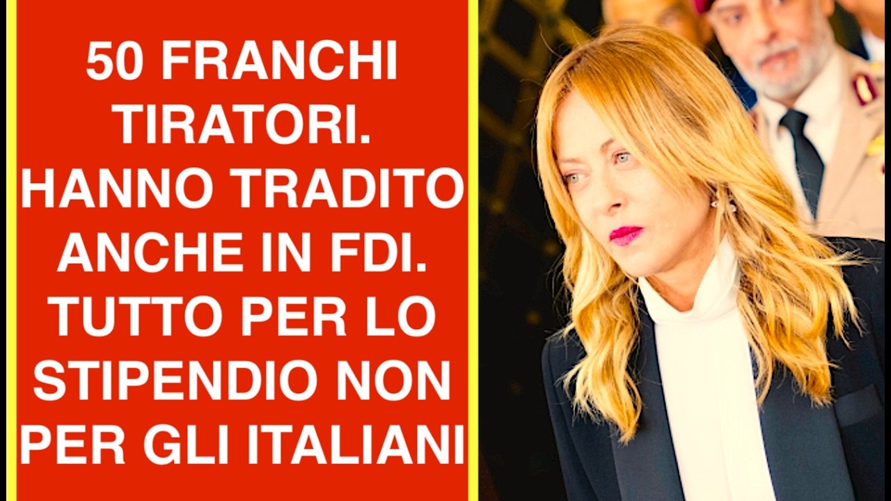 50 FRANCHI TIRATORI. HANNO TRAD. ANCHE IN FDI. TUTTO PER LO STIPENDIO NON PER GLI ITALIANI