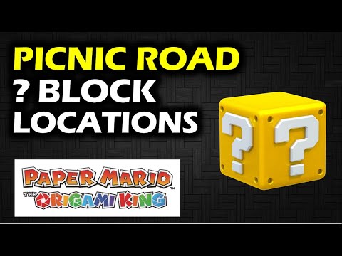 Picnic Road: All ?-Block Locations | Collectibles | Paper Mario the Origami King Walkthrough