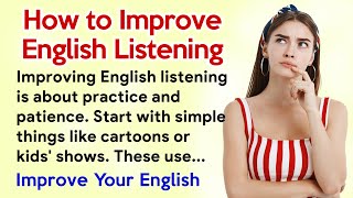 How to Improve English Listening | Listen and Speak | Improve your English