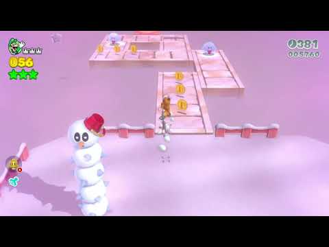 Super Mario 3D World (Switch) 9-8 Speedrun - Time: 36 (Former WR)