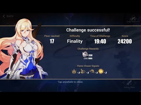 Honkai Impact 3 Elysian Realm Finality Bright Knight: Excelsis Full Run