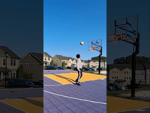 🙏#881: Day104: Rainbow flick + mid-range basket #combo🔥🌊