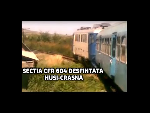 🔝 Videoclip rar cu un tren desfintat din 2012 pe sectia CFR 604  cu Personalul 6434 Husi - Crasna