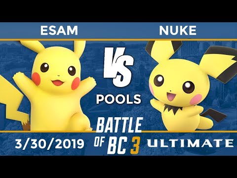 BoBC3: Pools - PG|Esam (Pikachu) vs nuke (Pichu)