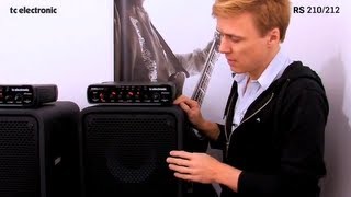 RS210/212 bass cabinets front
