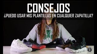 ¿Puedo usar mis plantillas en cualquier zapatilla