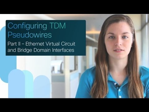 Cisco SPAG: Configuring TDM Pseudowires - Part 2/6: EVC and Bridge Domain Interfaces (BDI)