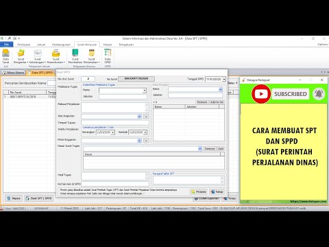 MEMBUAT SPT DAN SPPD (SURAT PERINTAH PERJALANAN DINAS)