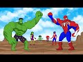 Evolution Of SPIDER MAN Family Vs Evolution Of HULK Family Who Will Win SUPER HEROES MOVIE
